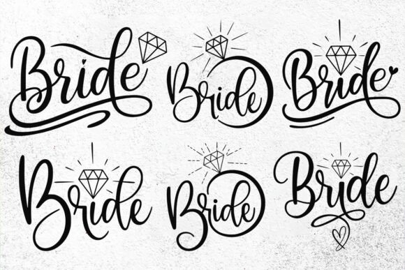 Bride Svg, Bride Diamond Svg, Wedding Svg