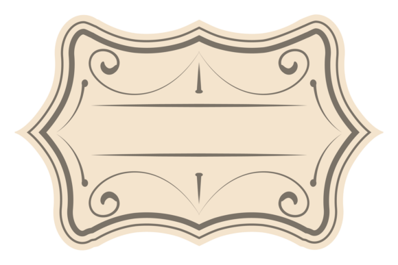 Creative Old Paper Tag. Romantic Wedding