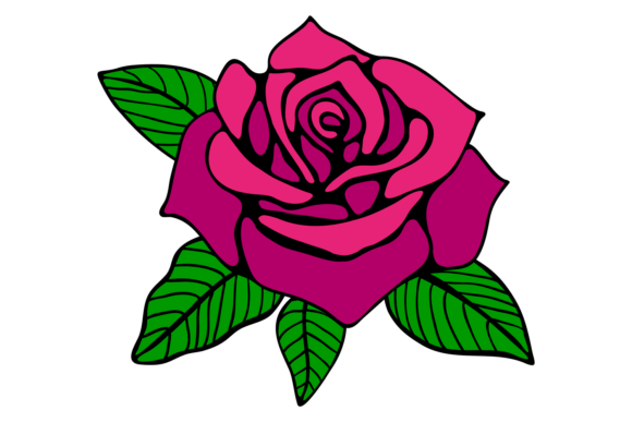 Floral Beauty Element. Wedding Rose Flow