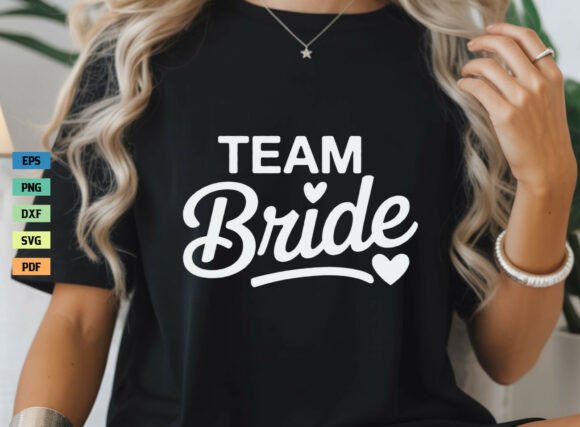 Team Bride Shirt SVG Wedding Party SVG