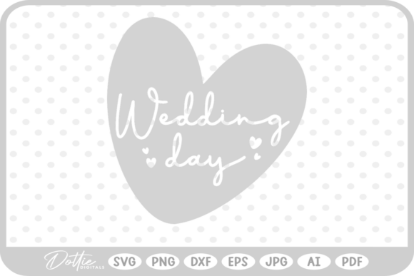 Wedding Day SVG PNG DXF